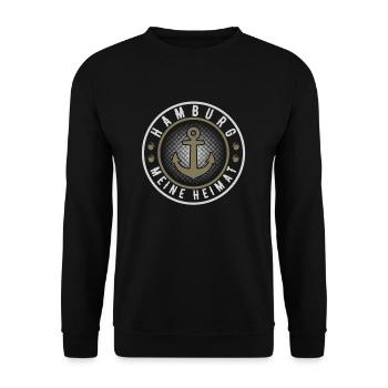Hambourg - Sweat-shirt Unisexe - noir - Devant - Alina (178cm) & Michal (187cm)