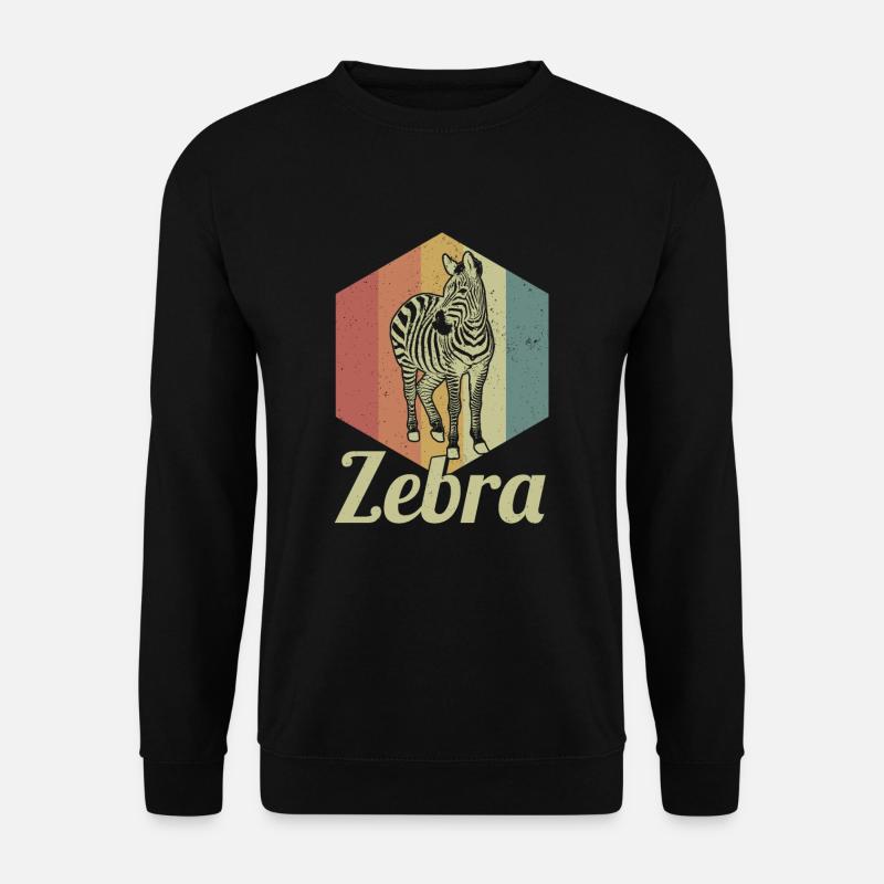 zebra - Unisex Sweatshirt - black