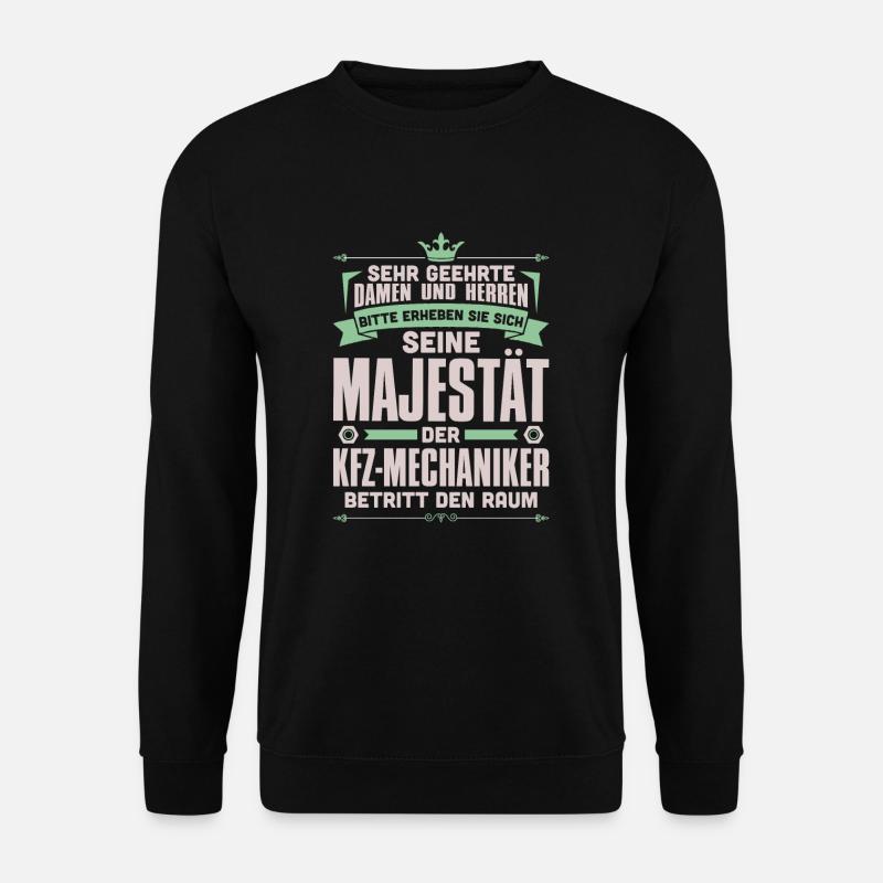 Kfz Mechaniker kfz auto Mechaniker Geschenk Gesche - Unisex Pullover - Schwarz