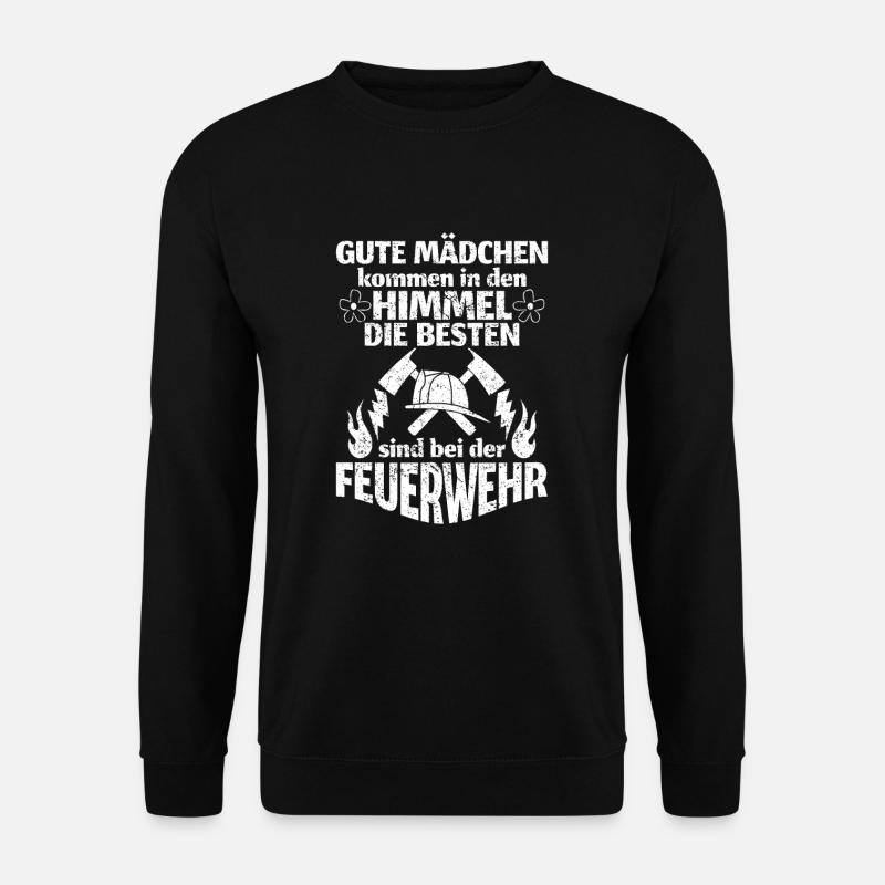 Feuerwehr - Unisex Pullover - Schwarz