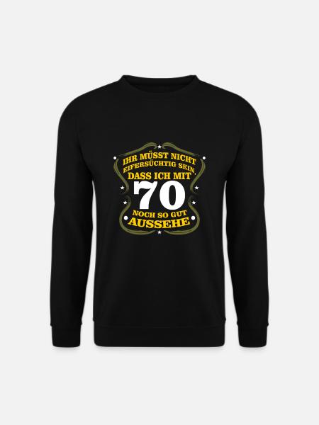 70. Geburtstag - Unisex Pullover - Schwarz