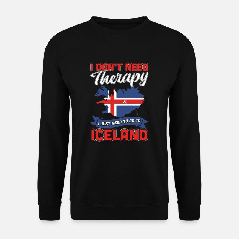 Iceland - Unisex Sweatshirt - black