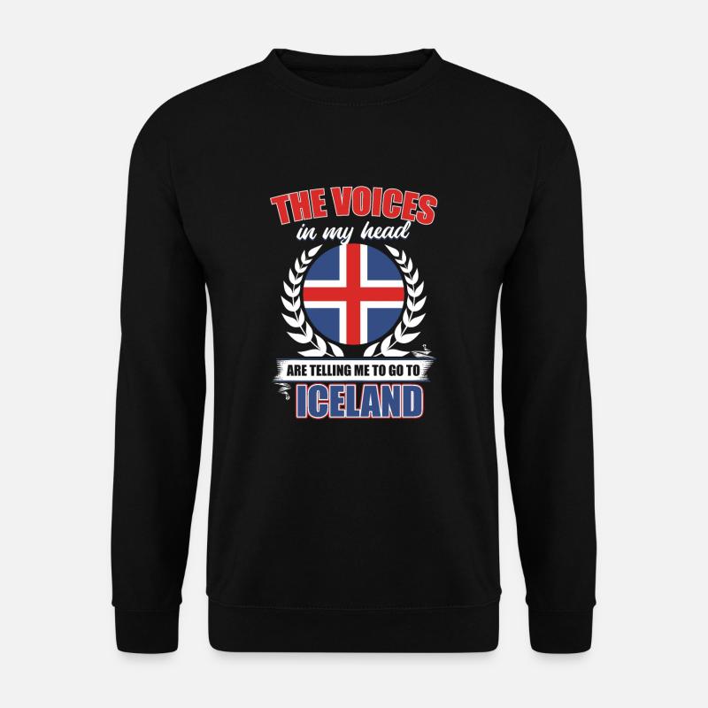Island - Unisex Pullover - Schwarz