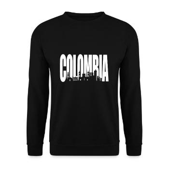 Colombia - Unisex Sweatshirt - black - Front - Alina (178cm) & Michal (187cm)