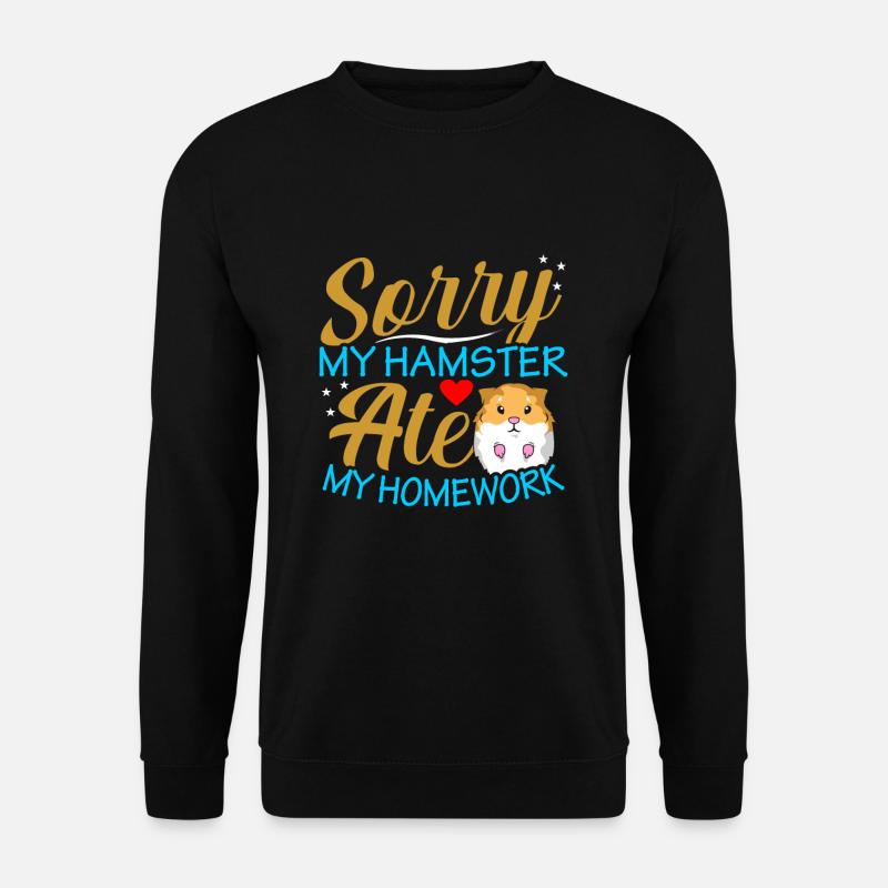 Hamster - Unisex Pullover - Schwarz