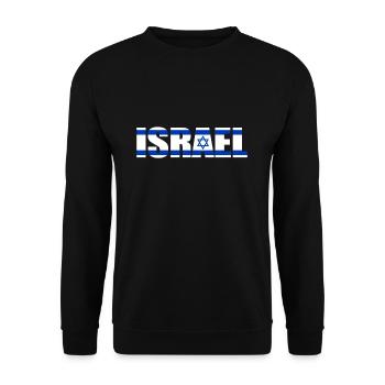 Israël - Sweat-shirt Unisexe - noir - Devant - Alina (178cm) & Michal (187cm)