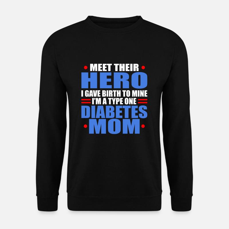 Diabetes - Unisex Pullover - Schwarz