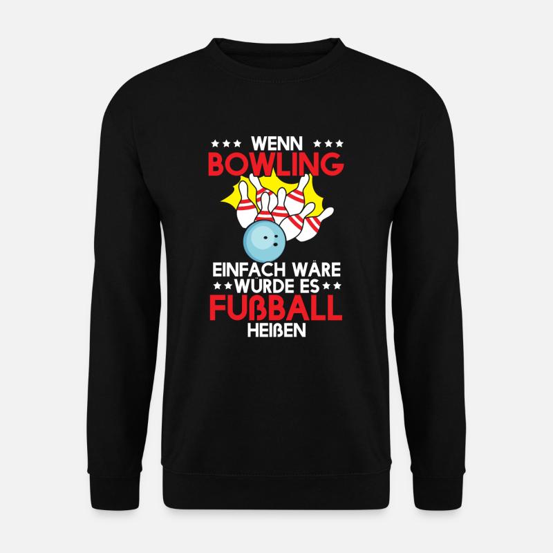 Bowling - Unisex Pullover - Schwarz