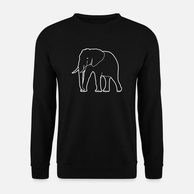 elephant - Unisex Sweatshirt - black
