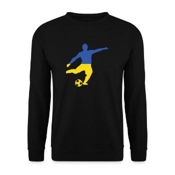 Ukraine - Sweat-shirt Unisexe - noir - Devant - Alina (178cm) & Michal (187cm)
