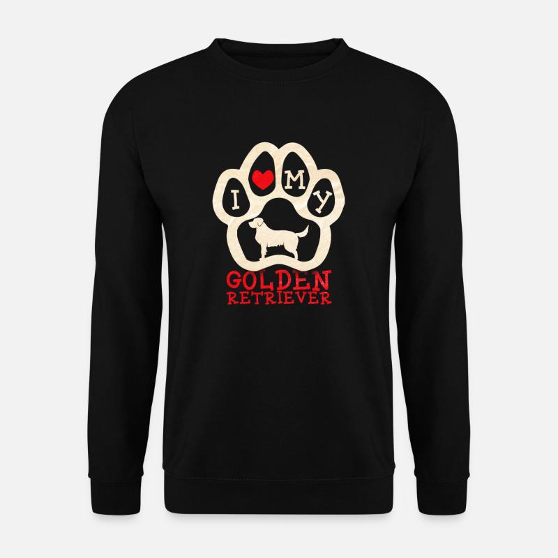Golden Retriever - Unisex Pullover - Schwarz