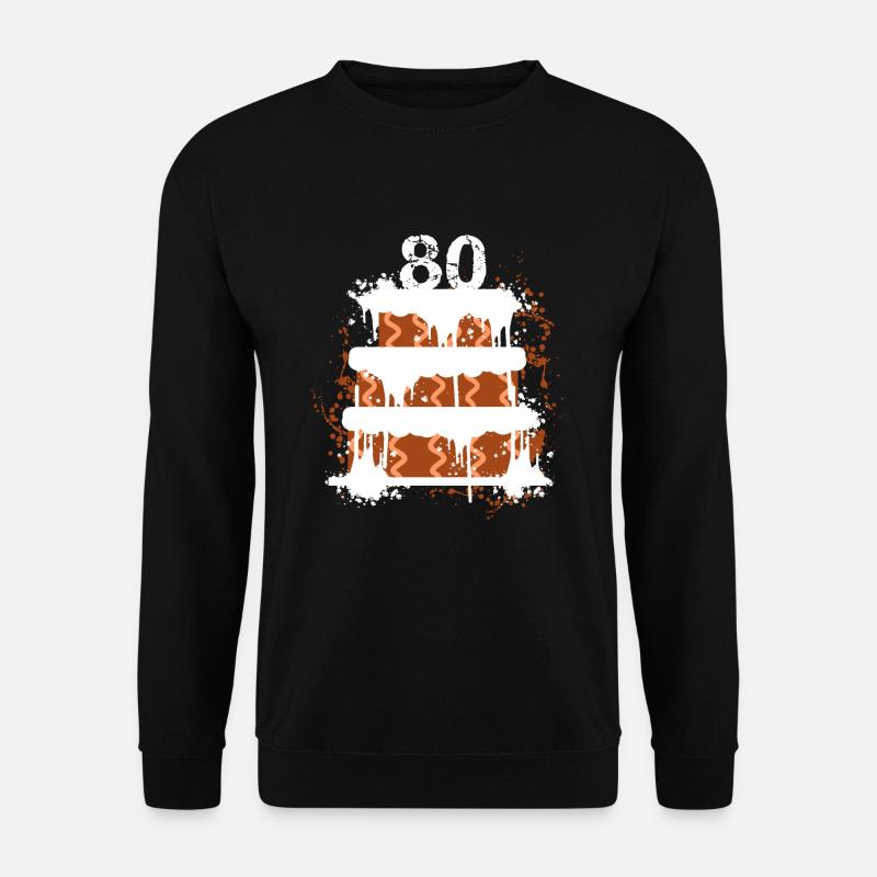 80th birthday - Unisex Sweatshirt - black