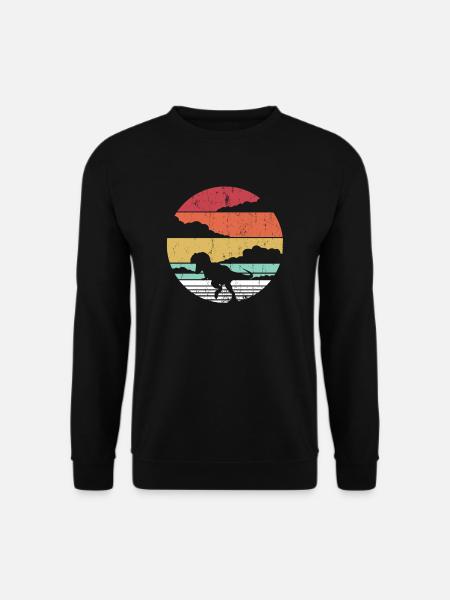 Dino Dinosaurier - Unisex Pullover - Schwarz