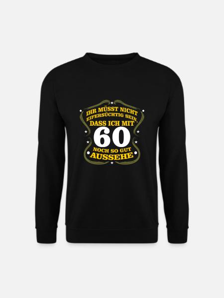 60. Geburtstag - Unisex Pullover - Schwarz
