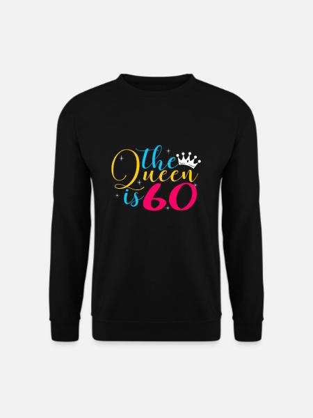 60. Geburtstag - Unisex Pullover - Schwarz