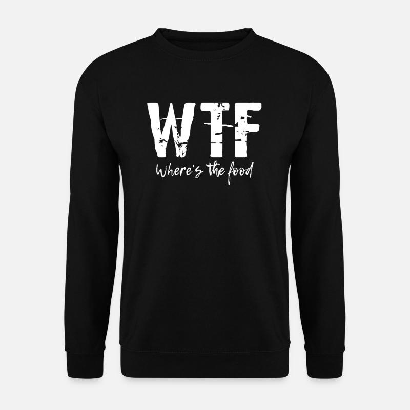 lustiger Spruch lustige sprüche - Unisex Pullover - Schwarz
