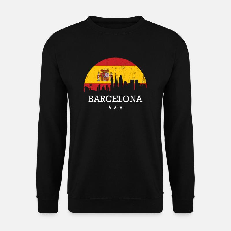 Barcelona - Unisex Pullover - Schwarz