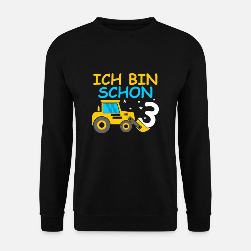 3rd birthday - Unisex Sweatshirt - black