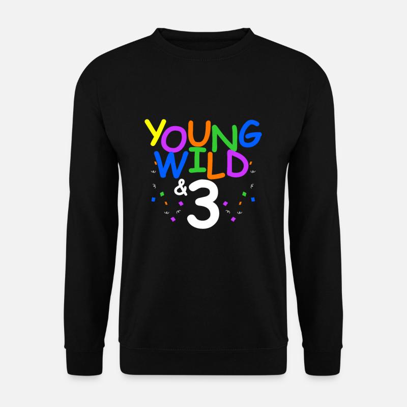 3e anniversaire - Sweat-shirt Unisexe - noir