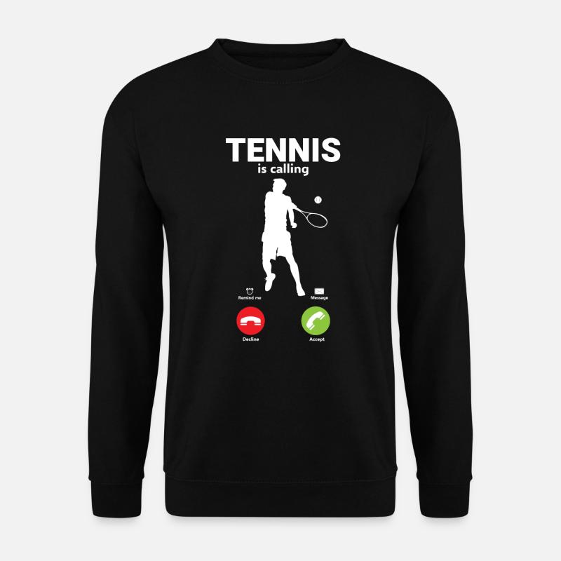 Tennis - Unisex Pullover - Schwarz