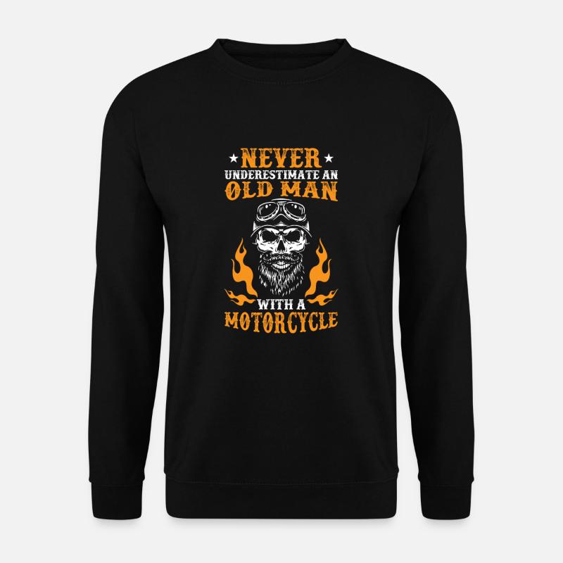 Motorrad - Unisex Pullover - Schwarz