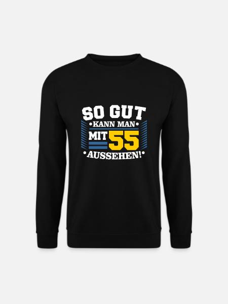 55. Geburtstag - Unisex Pullover - Schwarz