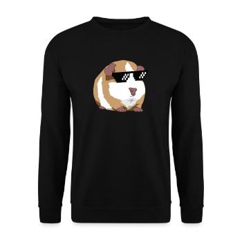 cobayes - Sweat-shirt Unisexe - noir - Devant - Alina (178cm) & Michal (187cm)