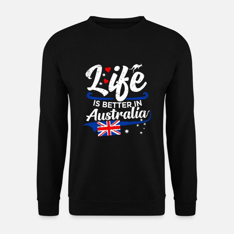Australien - Unisex Pullover - Schwarz