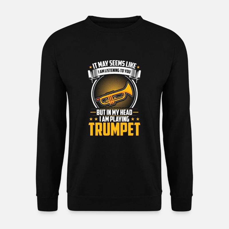 trompette - Sweat-shirt Unisexe - noir