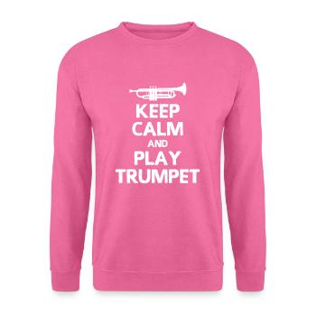 Trompete - Unisex Pullover - Pink - Vorne