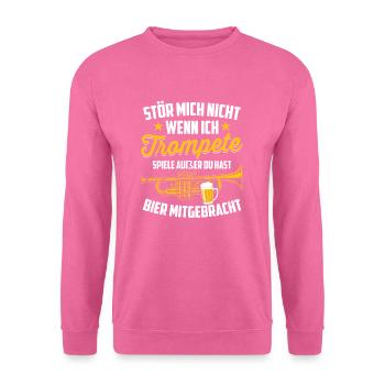 Trompete - Unisex Pullover - Pink - Vorne