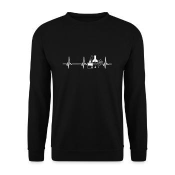 chimie - Sweat-shirt Unisexe - noir - Devant - Alina (178cm) & Michal (187cm)