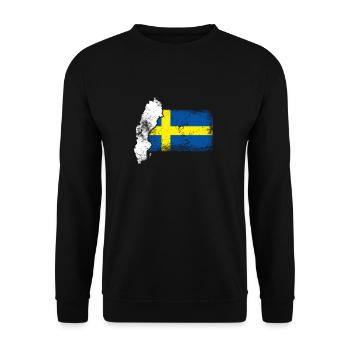 Suède - Sweat-shirt Unisexe - noir - Devant - Alina (178cm) & Michal (187cm)