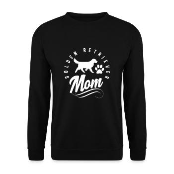 Golden retrievers - Sweat-shirt Unisexe - noir - Devant - Alina (178cm) & Michal (187cm)