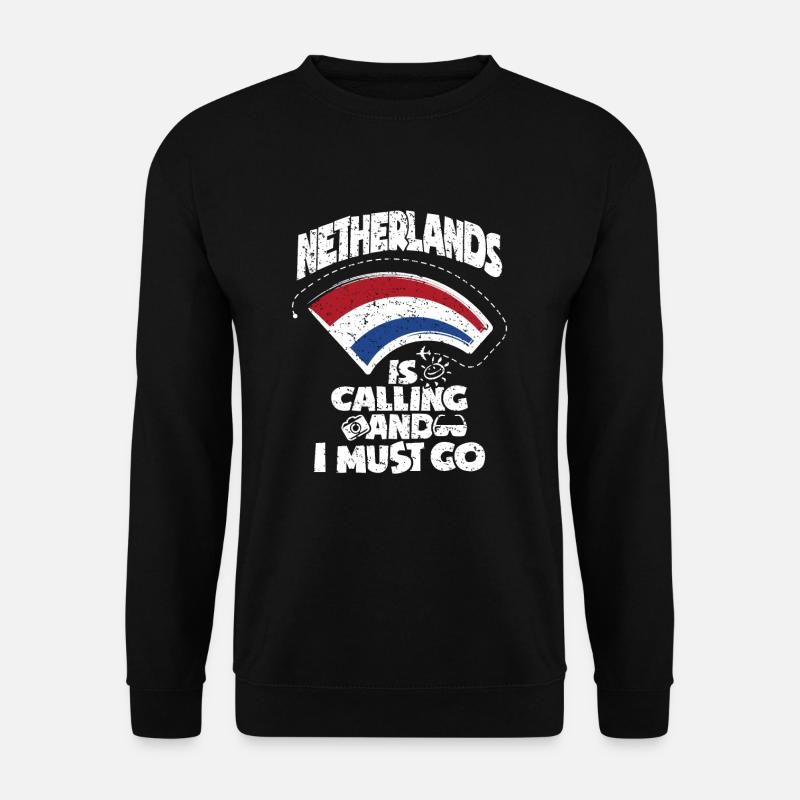 Niederlande Holland - Unisex Pullover - Schwarz