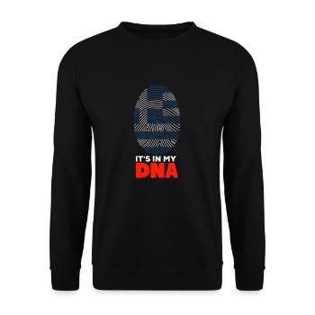 Griechenland - Unisex Pullover - Schwarz - Vorne - Alina (178cm) & Michal (187cm)
