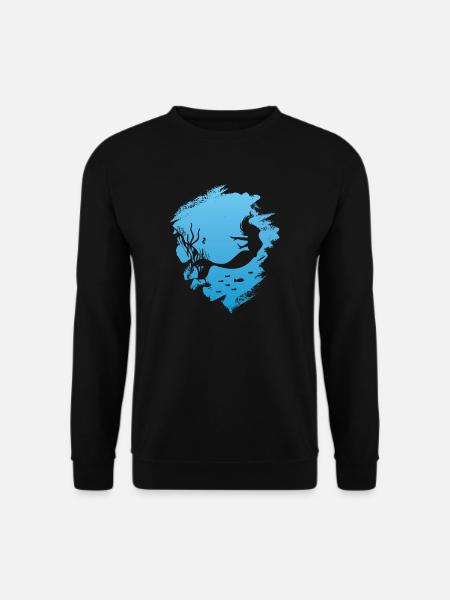 Mermaid - Unisex Sweatshirt - black