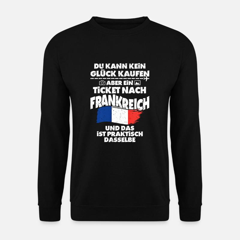 Frankreich - Unisex Pullover - Schwarz