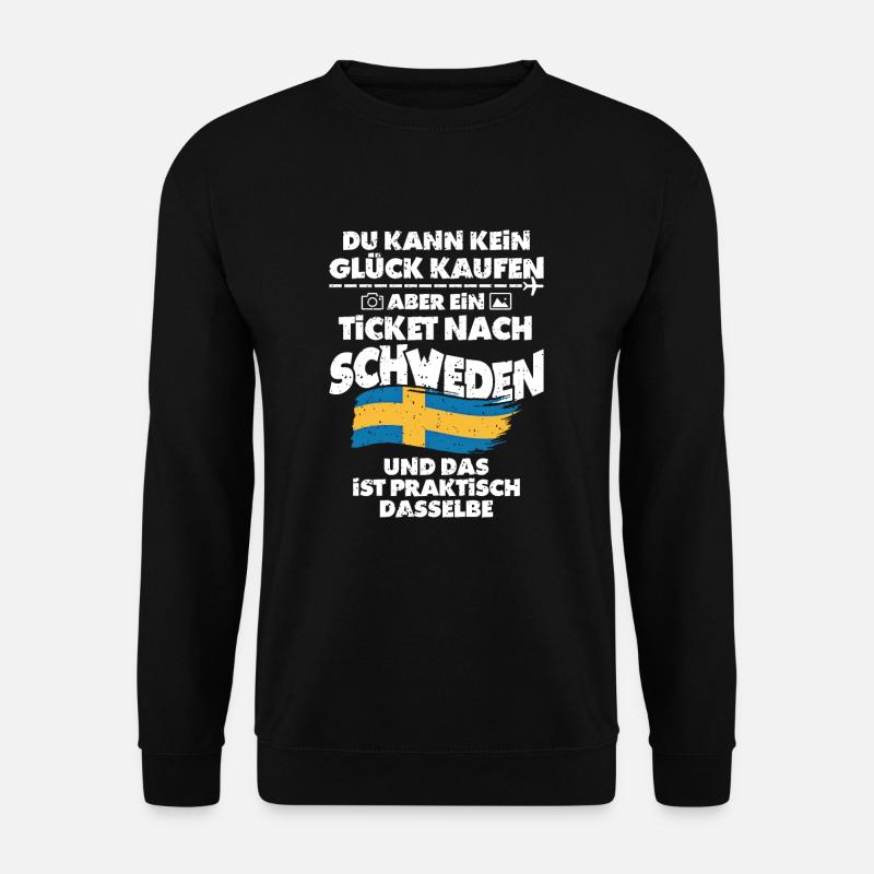 Schweden - Unisex Pullover - Schwarz