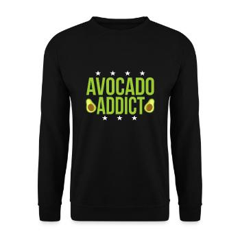 Avocado - Unisex Sweatshirt - black - Front - Alina (178cm) & Michal (187cm)