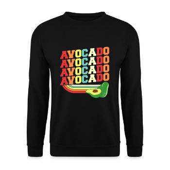 Avocado - Unisex Sweatshirt - black - Front - Alina (178cm) & Michal (187cm)