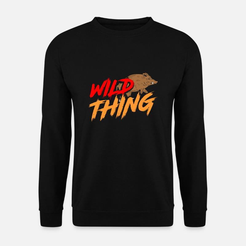 Wildschwein - Unisex Pullover - Schwarz