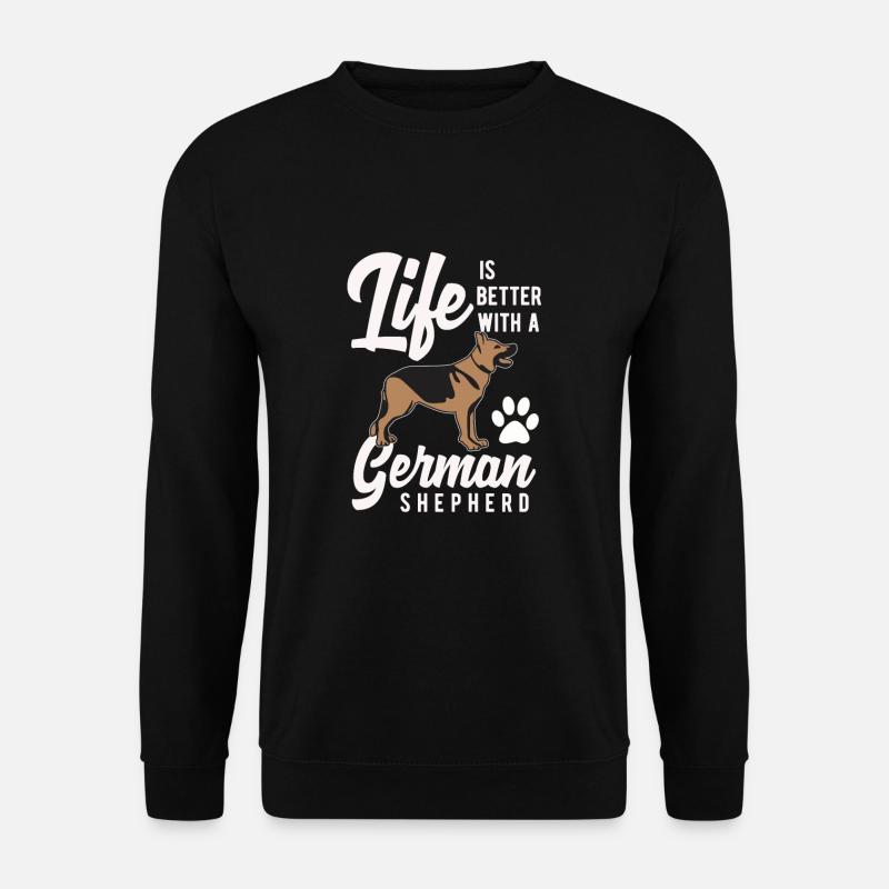 German shepherd dog - Unisex Sweatshirt - black