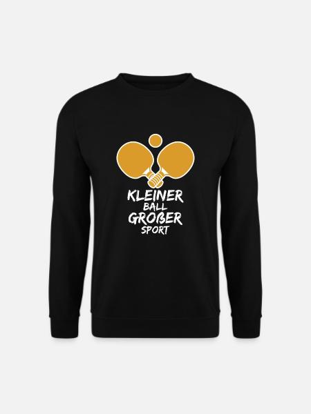 tennis de table - Sweat-shirt Unisexe - noir