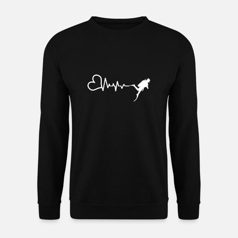 tauchen - Unisex Pullover - Schwarz