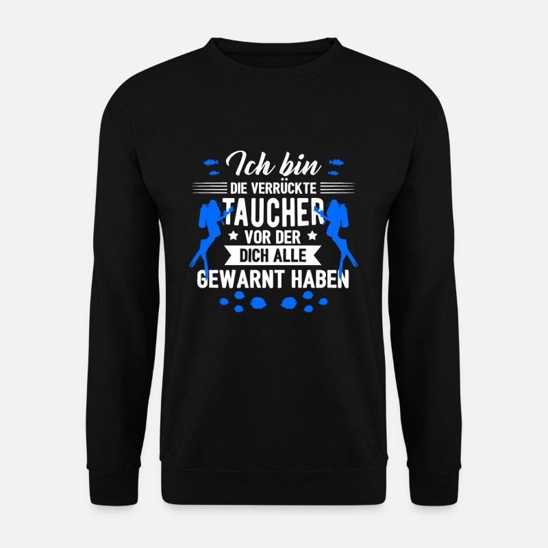 tauchen - Unisex Pullover - Schwarz