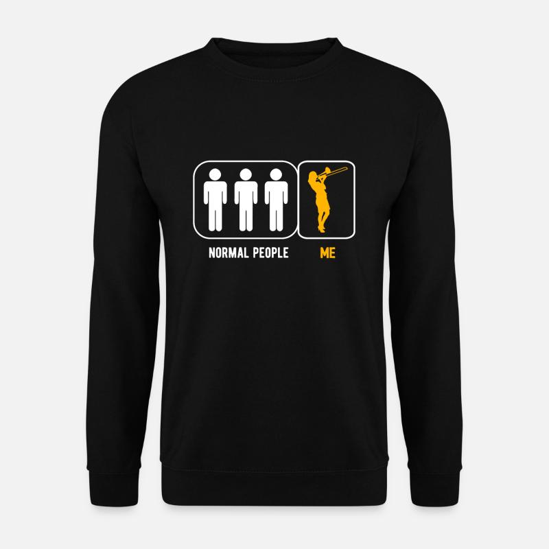 trombone - Unisex Sweatshirt - black