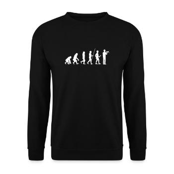 Posaune - Unisex Pullover - Schwarz - Vorne - Alina (178cm) & Michal (187cm)