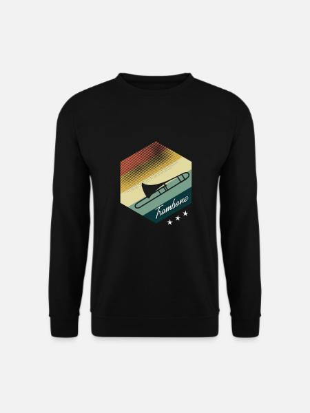Posaune - Unisex Pullover - Schwarz