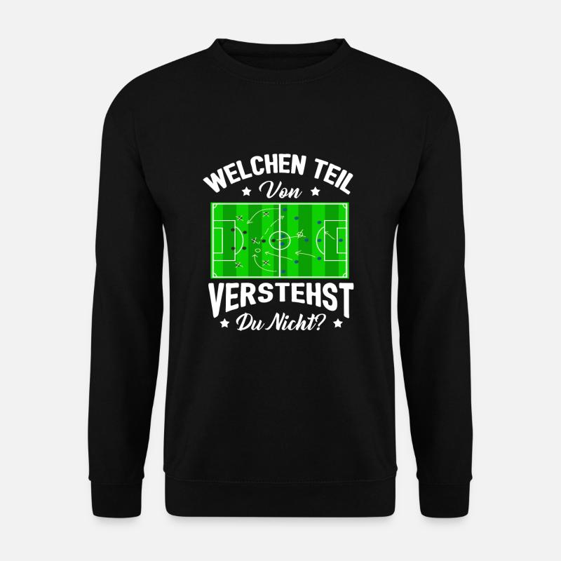 Fußball - Unisex Pullover - Schwarz